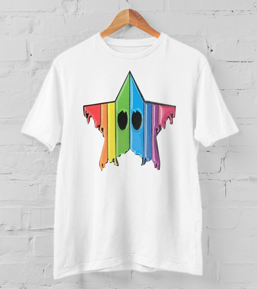 Dripping Rainbow Star Simpleflips Store T-Shirt