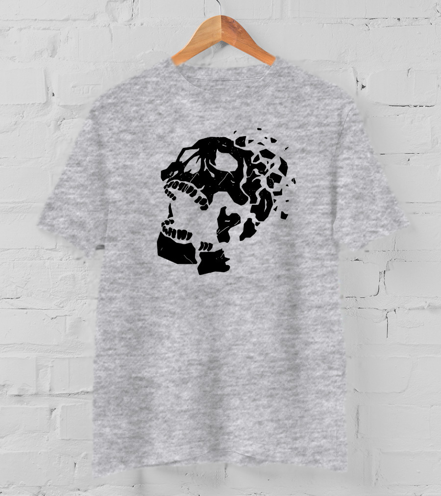 Dead By Daylight Skull Shattered Effect T-Shirt