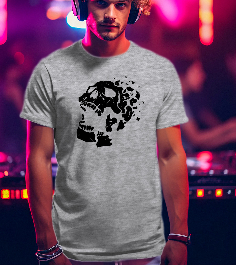 Dead By Daylight Skull Shattered Effect T-Shirt