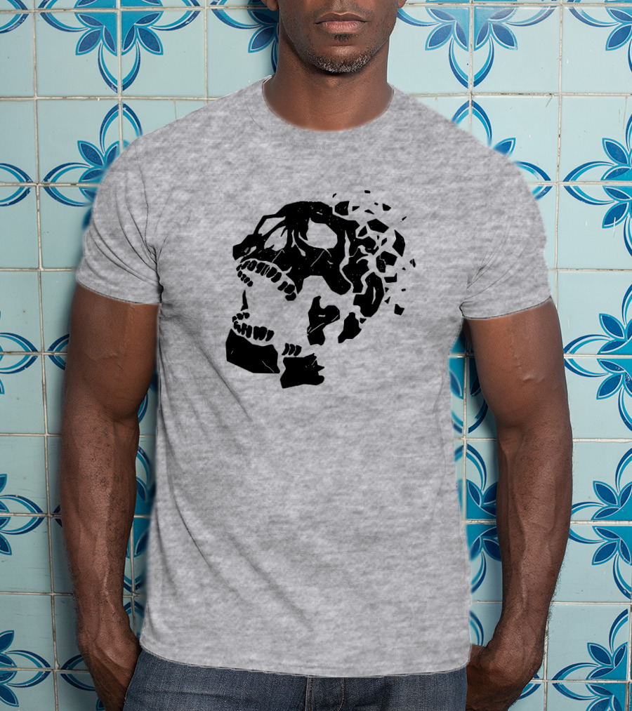 Dead By Daylight Skull Shattered Effect T-Shirt