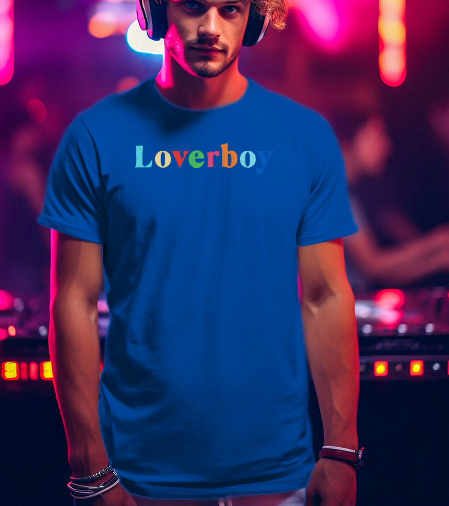 Loverboy Store Multicolor Lettering T-Shirt