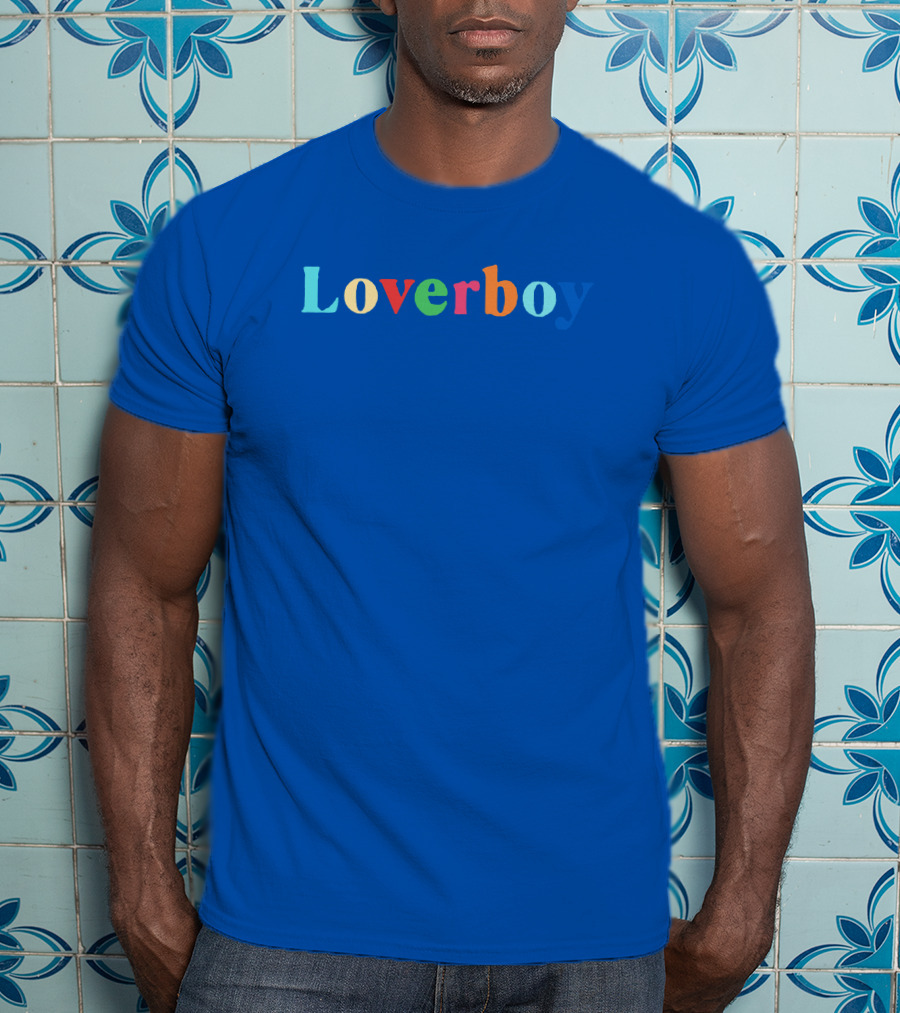 Loverboy Store Multicolor Lettering T-Shirt