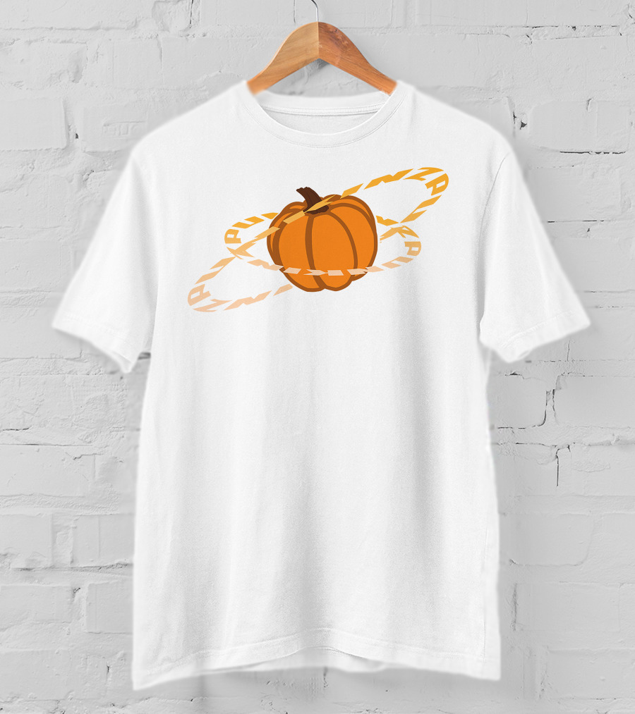 Punz Shop Pumpkin Planet Orbit T-Shirt