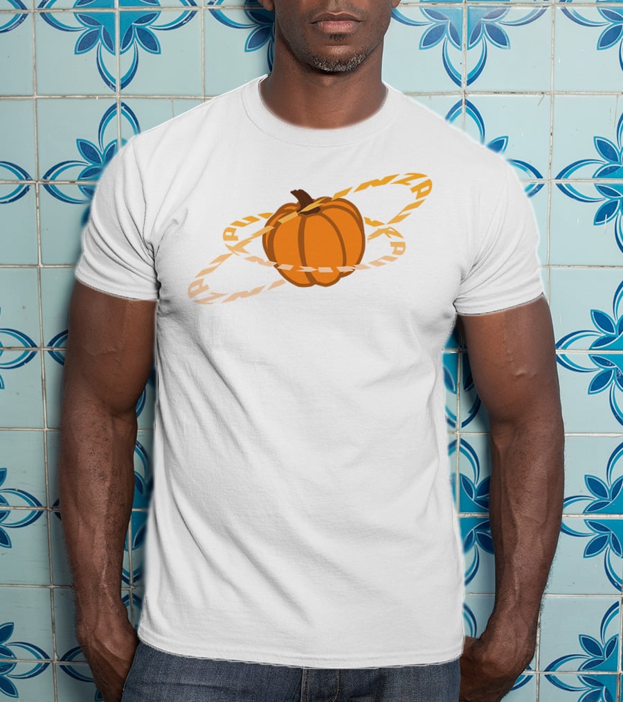 Punz Shop Pumpkin Planet Orbit T-Shirt