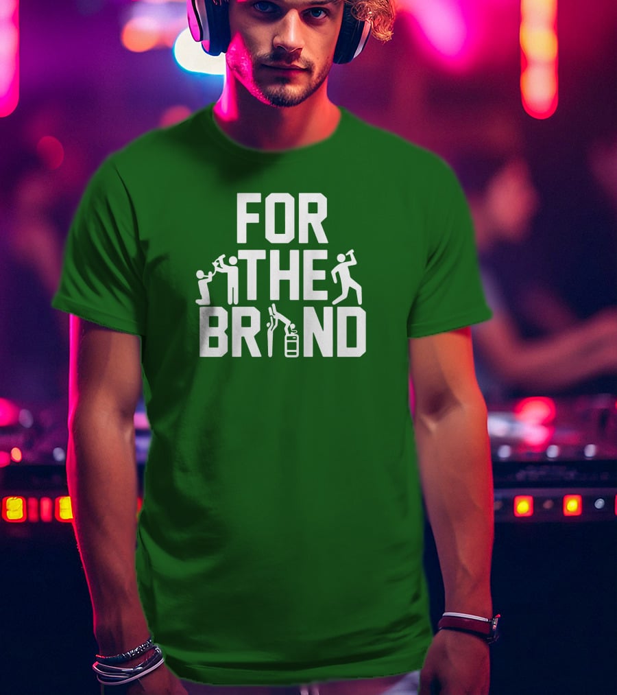 FOR THE BRAND Fans Drinking Golf Silhouette Activity T-Shirt