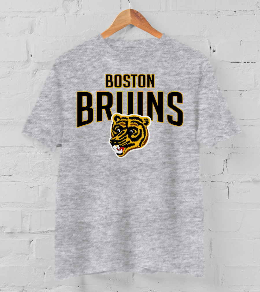 Boston Bruins Classic Vintage Logo Longsleeve T-Shirt