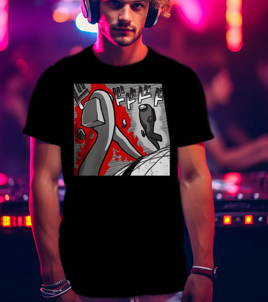 Shop Among Us JoJo Parody Manga T-Shirt