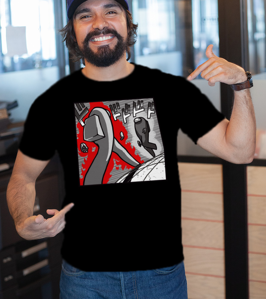 Shop Among Us JoJo Parody Manga T-Shirt
