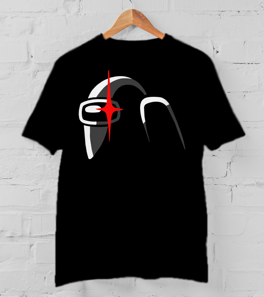 Among Us Crewmate With Red Star Eye T-Shirt