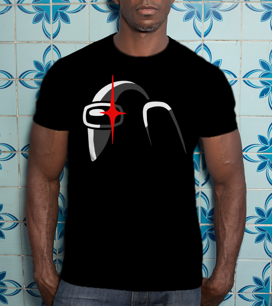 Among Us Crewmate With Red Star Eye T-Shirt