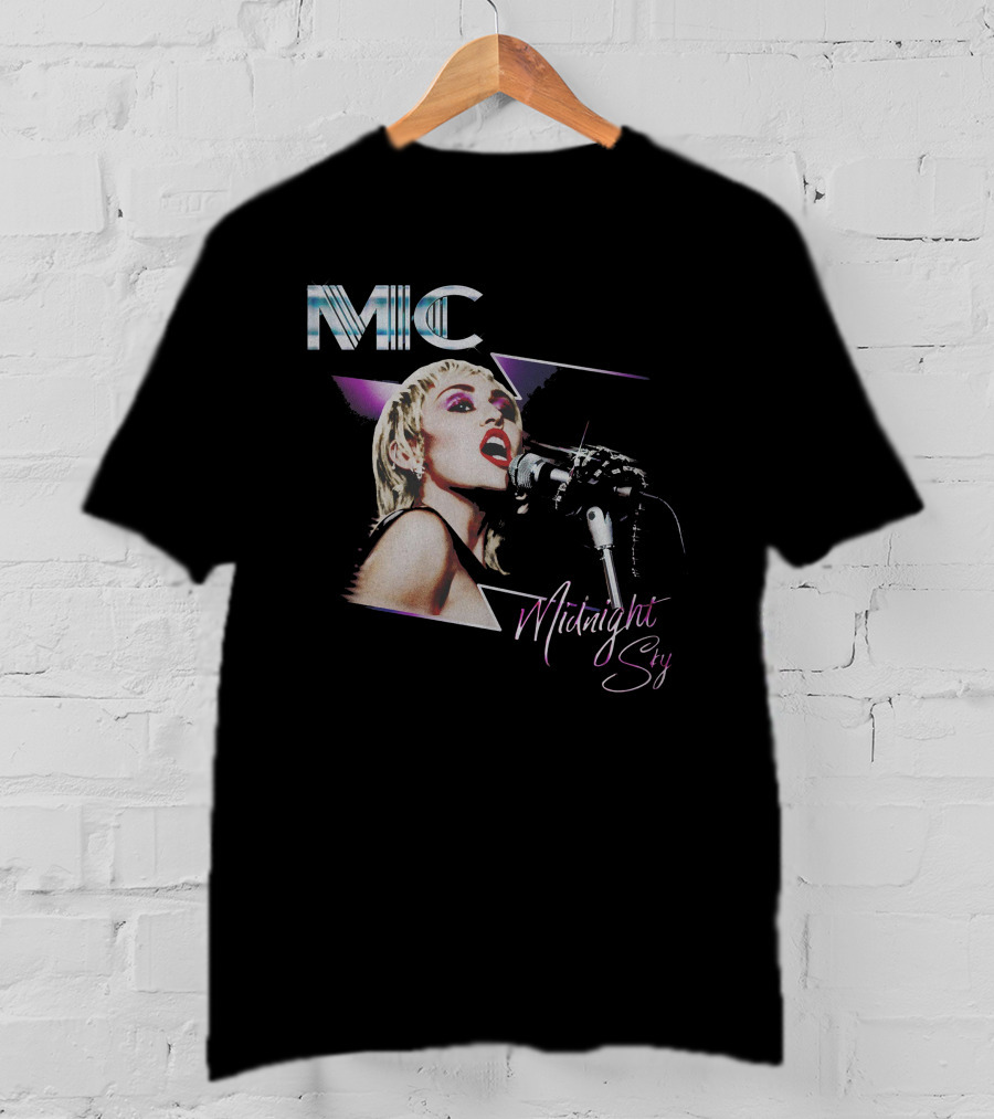 MIC Midnight Sky Miley Cyrus Shop T-Shirt