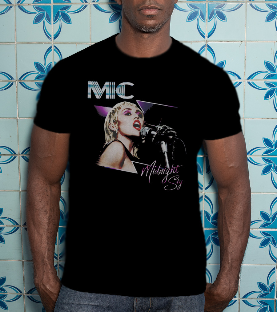MIC Midnight Sky Miley Cyrus Shop T-Shirt