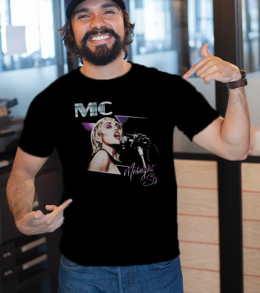 MIC Midnight Sky Miley Cyrus Shop T-Shirt