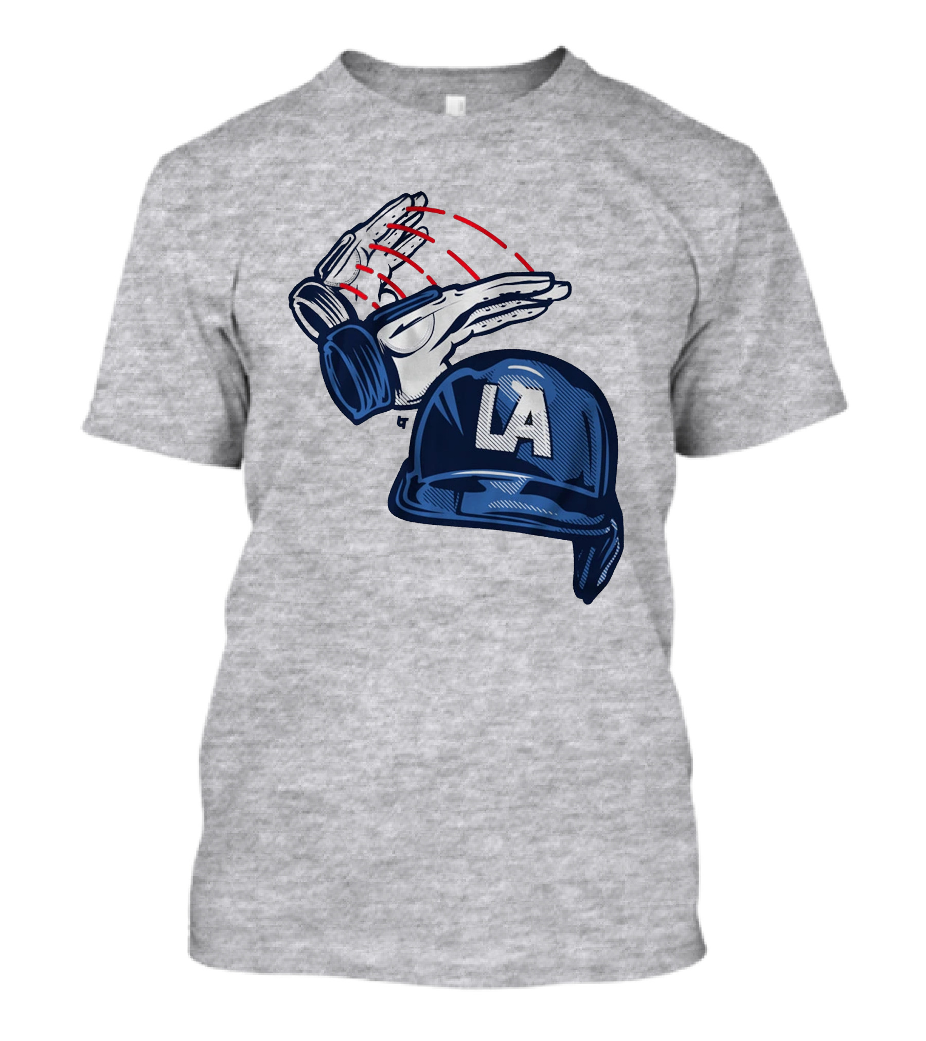 LA Hard Hat Slam Dunk Hands T-Shirt