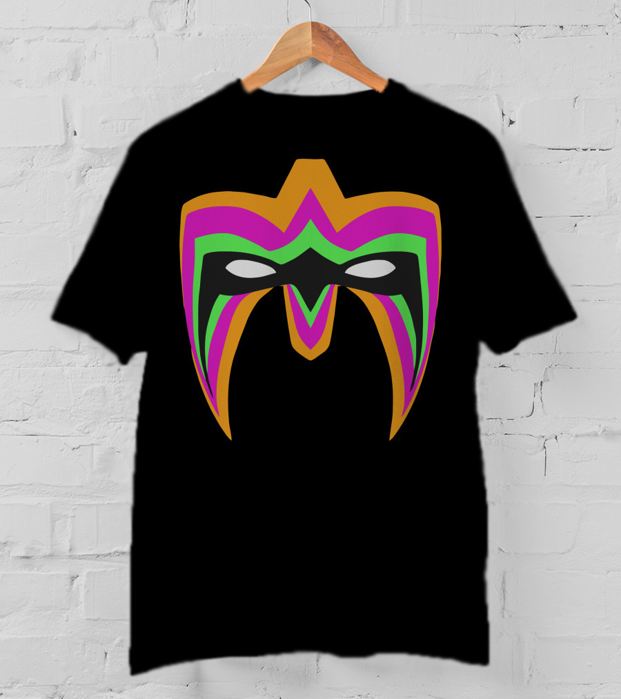 Ultimate Warrior Face Paint Iconic Neon Mask T-Shirt