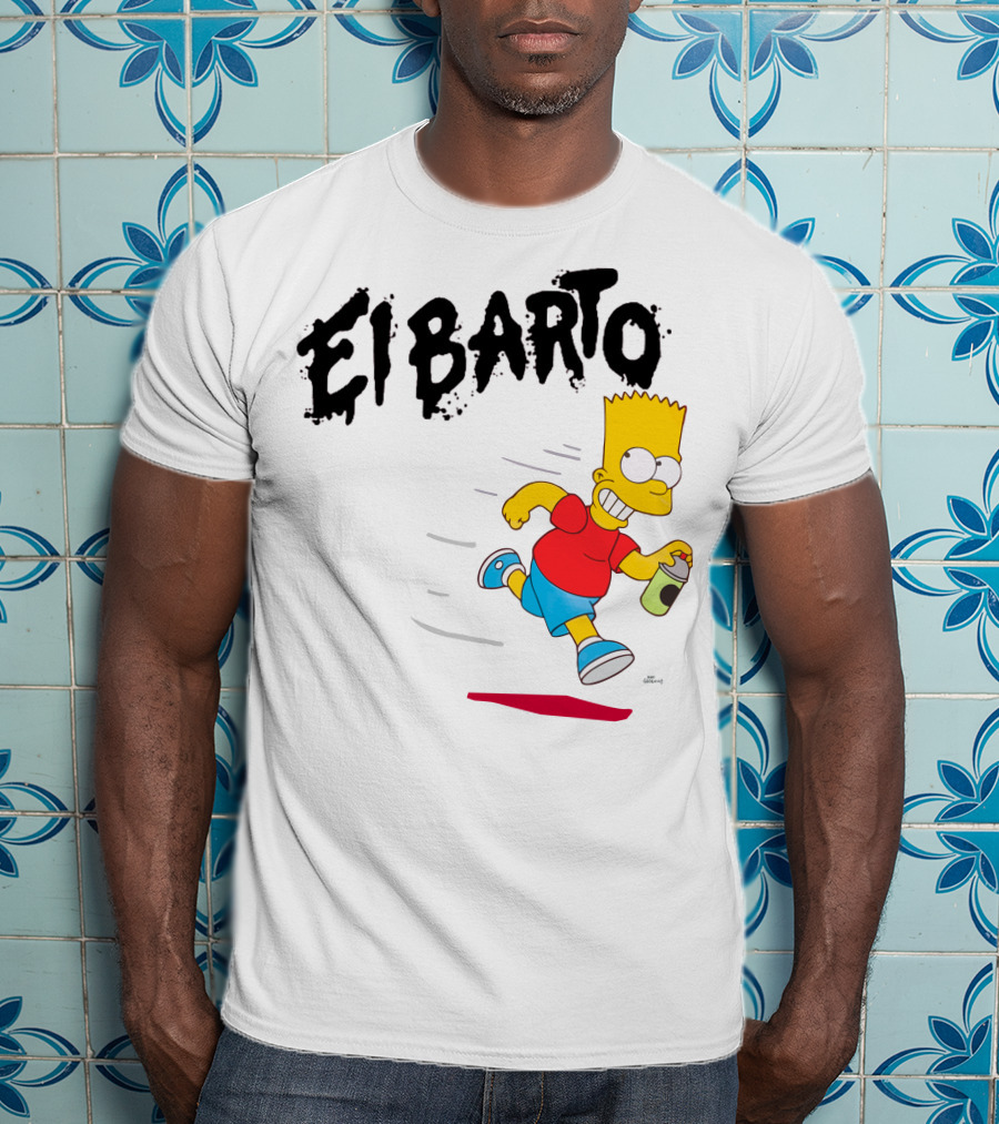 Vans Simpsons El Barto Bart Simpson Spray Can T-Shirt