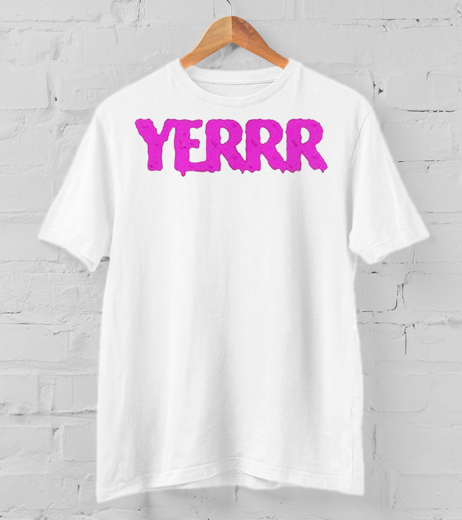 YERRR Gio And Eli Merch Text T-Shirt