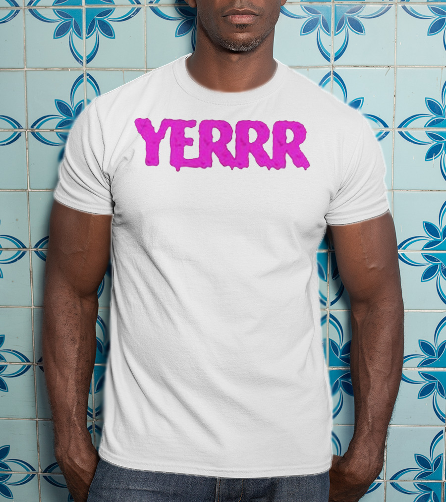 YERRR Gio And Eli Merch Text T-Shirt