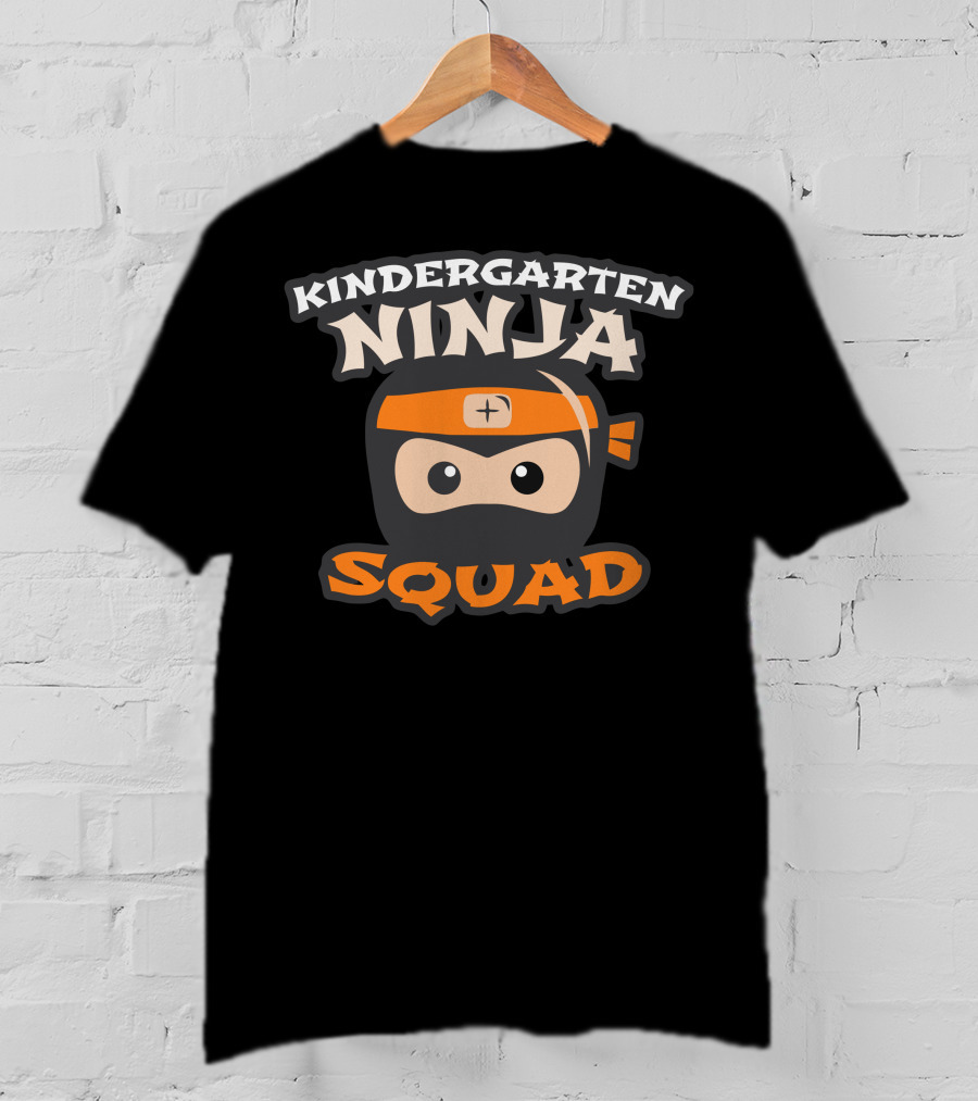 Kindergarten Ninja Squad First Day Of Kindergarten T-Shirt
