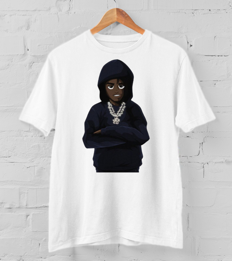 Lil Tjay Merch Hoodie Character With Chains T-Shirt