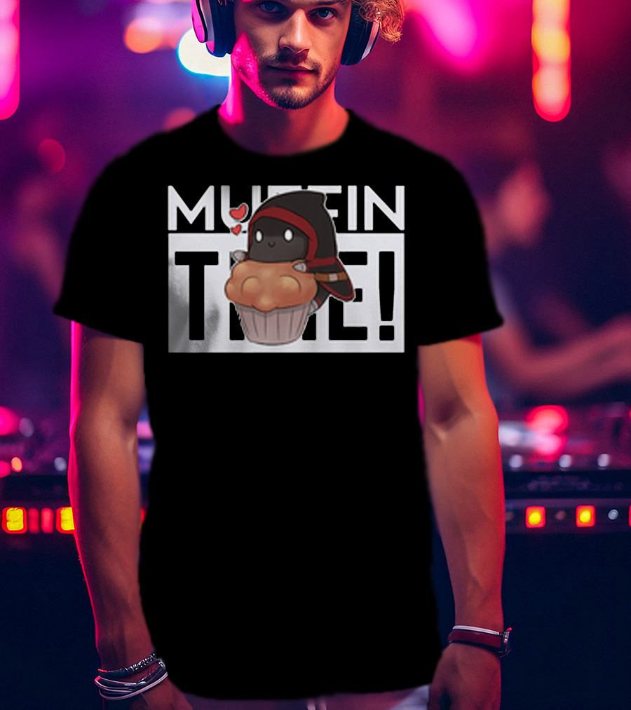 Muffin Time Cute Ninja Heart T-Shirt