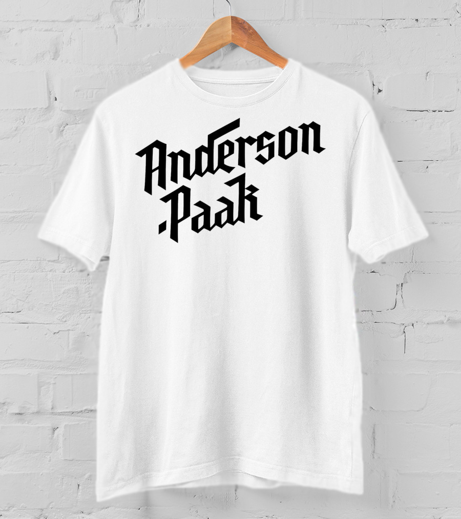 Anderson .Paak Vintage Typography T-Shirt