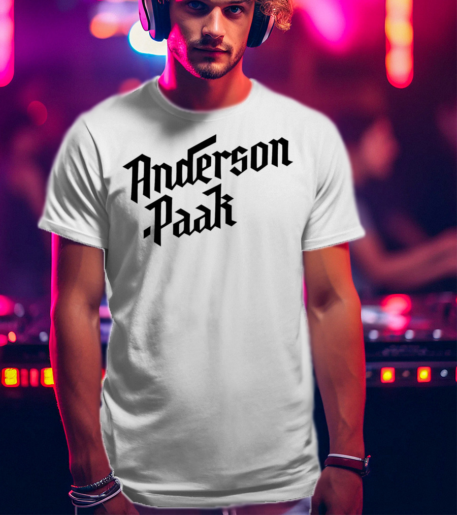 Anderson .Paak Vintage Typography T-Shirt