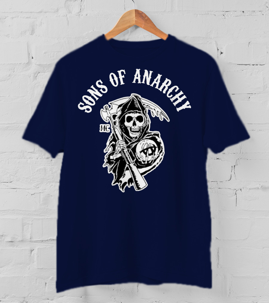 Sons Of Anarchy MC Grim Reaper Iconic Merchandise T-Shirt