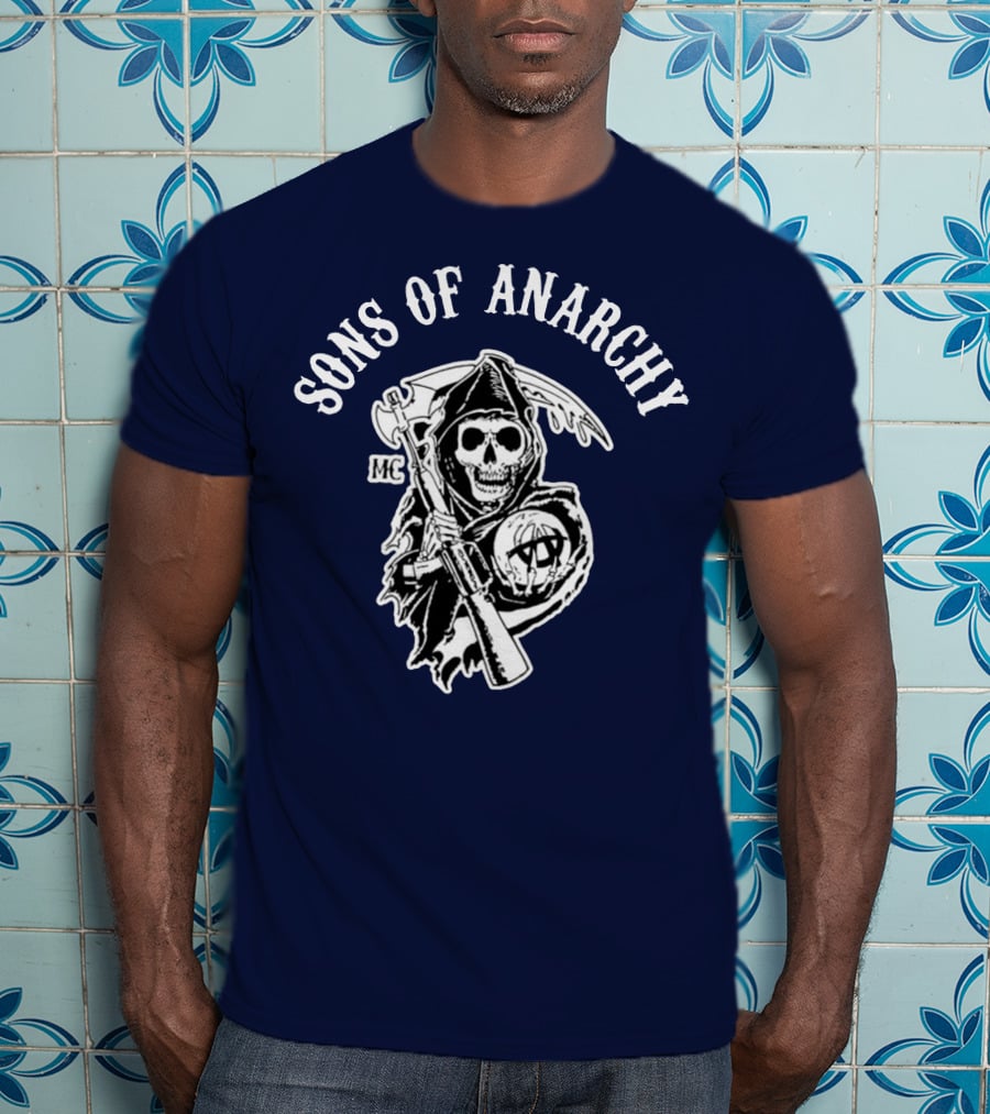 Sons Of Anarchy MC Grim Reaper Iconic Merchandise T-Shirt