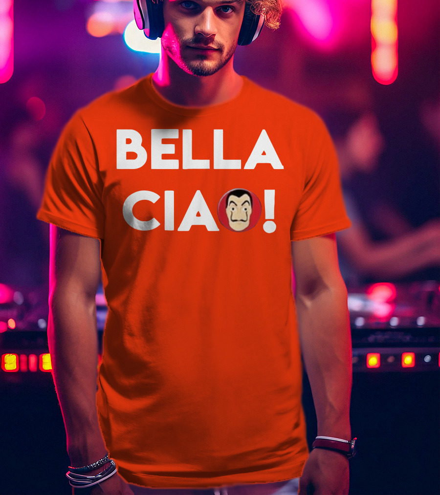 BELLA CIAO Money Heist Mask T-Shirt