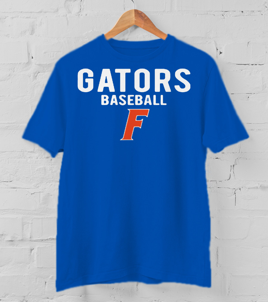 Florida Gators Baseball F Logo Blue T-Shirt