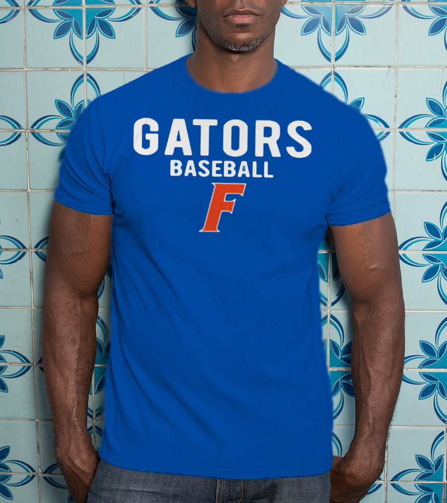 Florida Gators Baseball F Logo Blue T-Shirt
