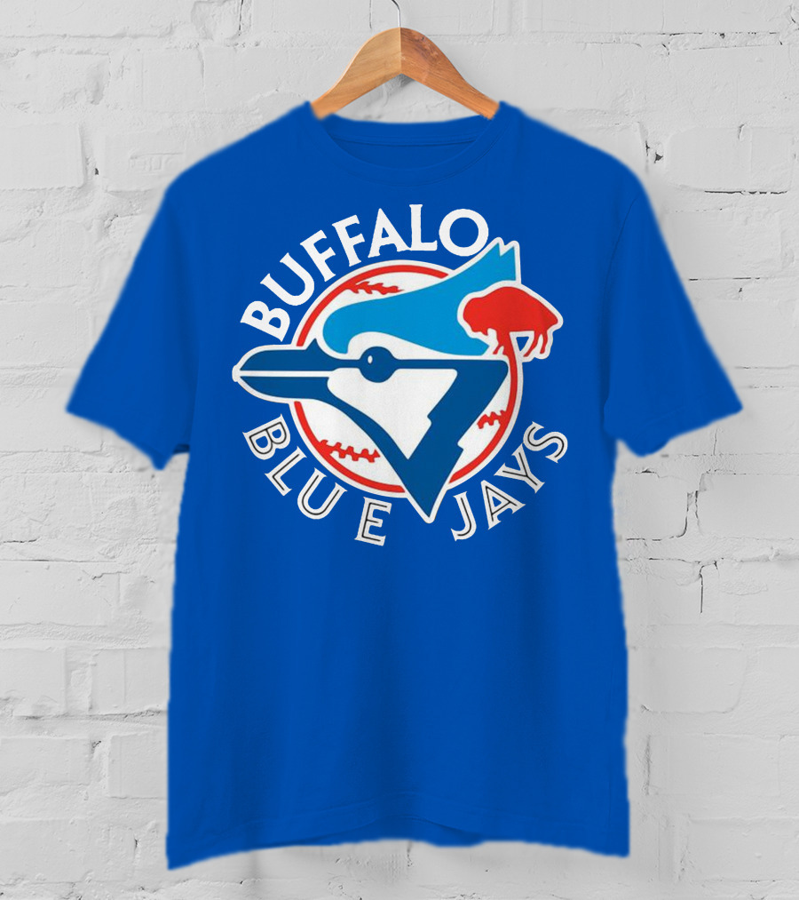 Buffalo Blue Jays Vintage Baseball Logo Fusion T-Shirt