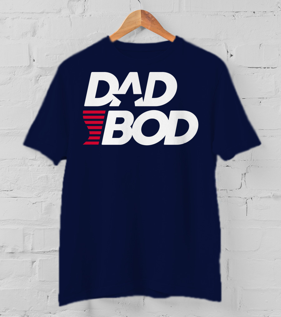 DAD BOD Star Stripes Patriotic T-Shirt