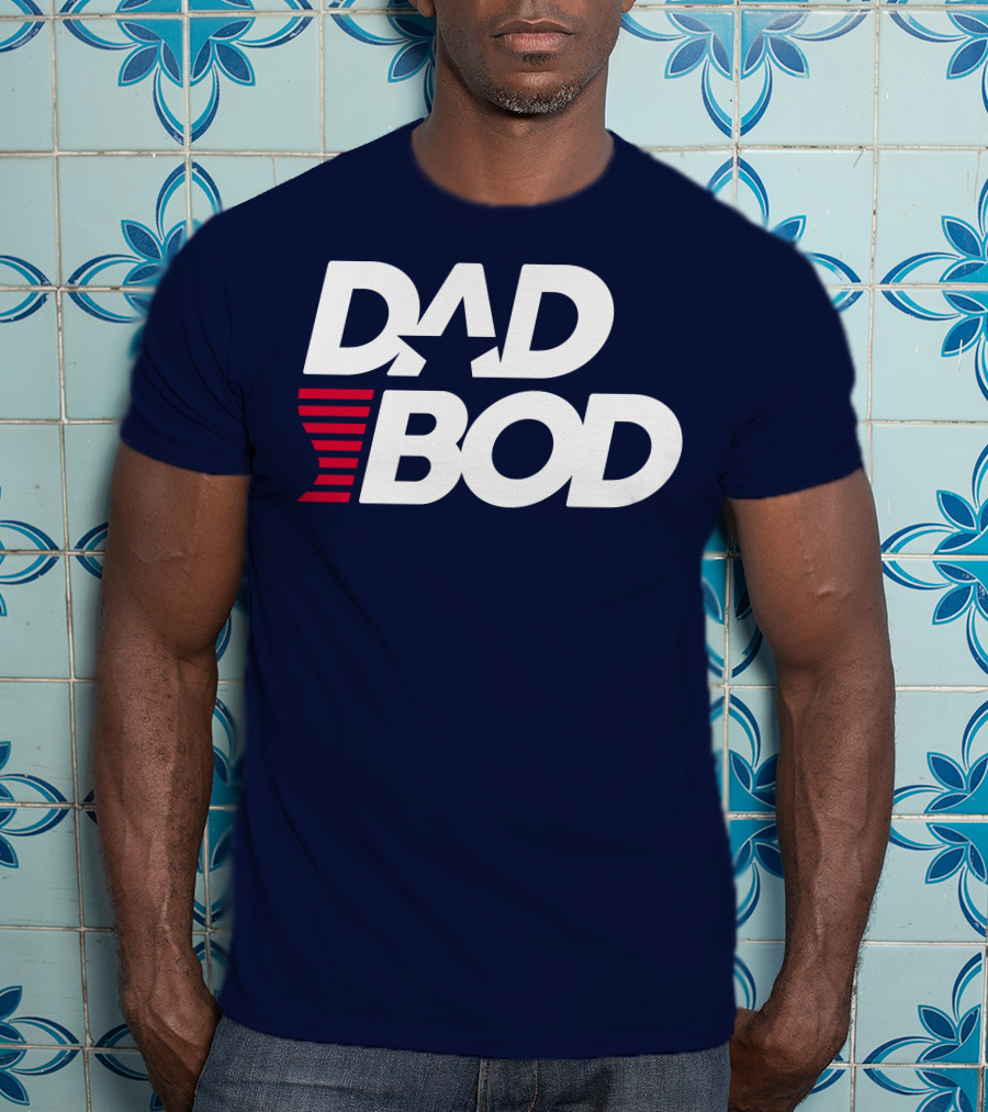 DAD BOD Star Stripes Patriotic T-Shirt