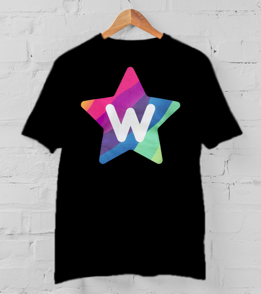 W Star Rainbow Rocket Merch T-Shirt