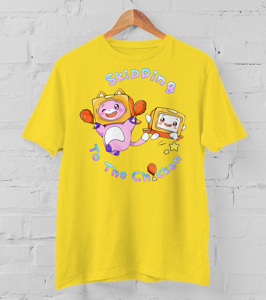 Skipping To The Chicken Lankybox Merch UK T-Shirt