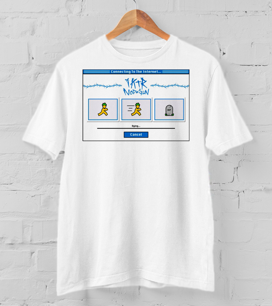 Connecting To The Internet Mod Sun RIP AOL Dying Cancel T-Shirt