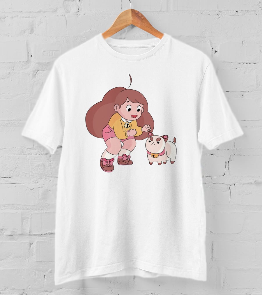 Bee And PuppyCat Cartoon Characters Playful Moment T-Shirt