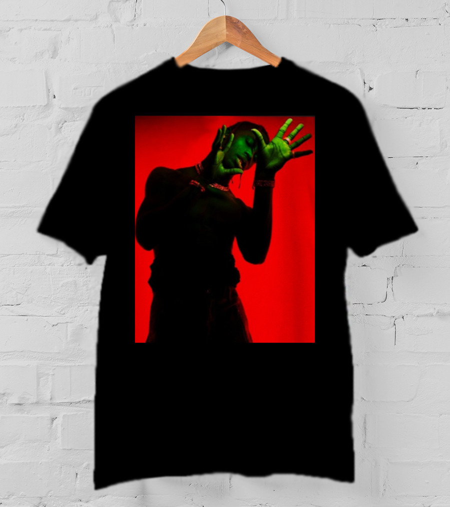 Don Toliver Red And Green Artistic Pose Merchandise T-Shirt