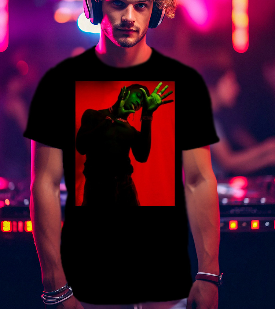 Don Toliver Red And Green Artistic Pose Merchandise T-Shirt