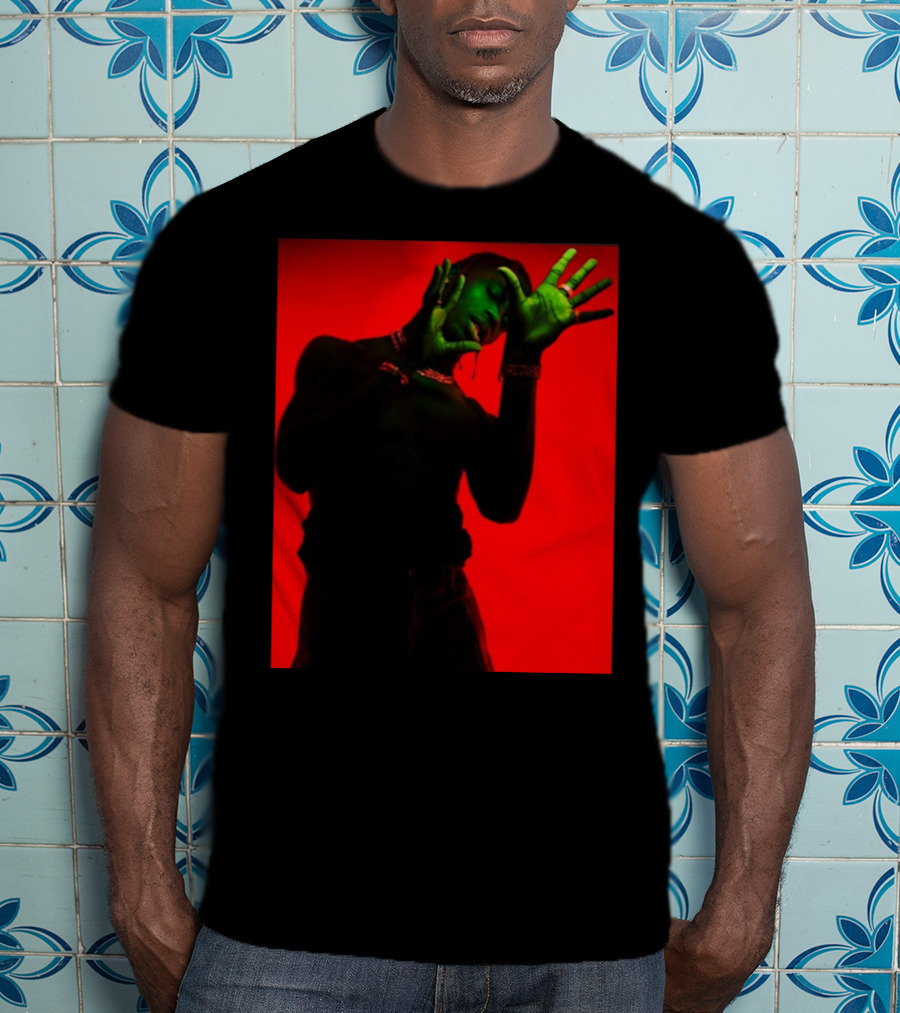 Don Toliver Red And Green Artistic Pose Merchandise T-Shirt