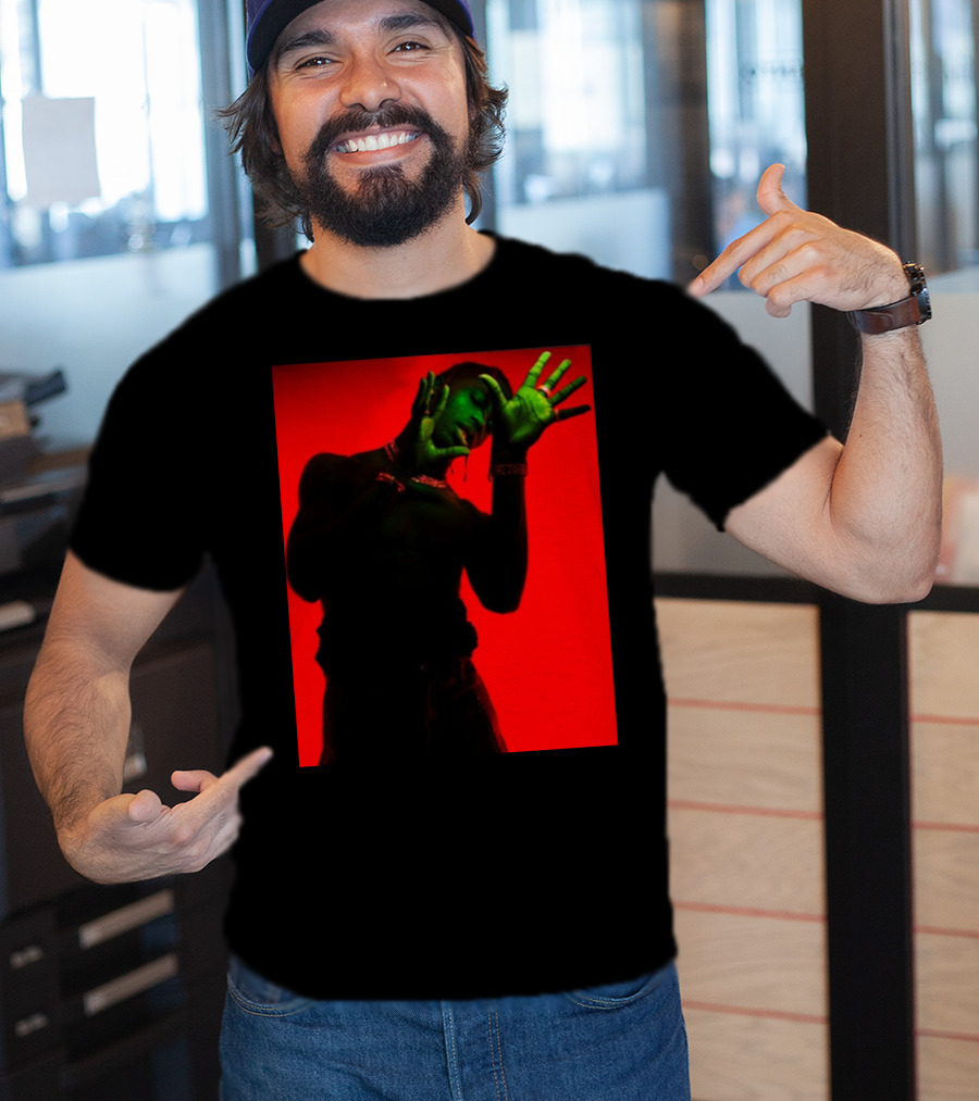 Don Toliver Red And Green Artistic Pose Merchandise T-Shirt
