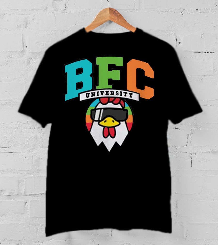 BFC University Chicken Headphones Kyr Sp33dy Merch T-Shirt