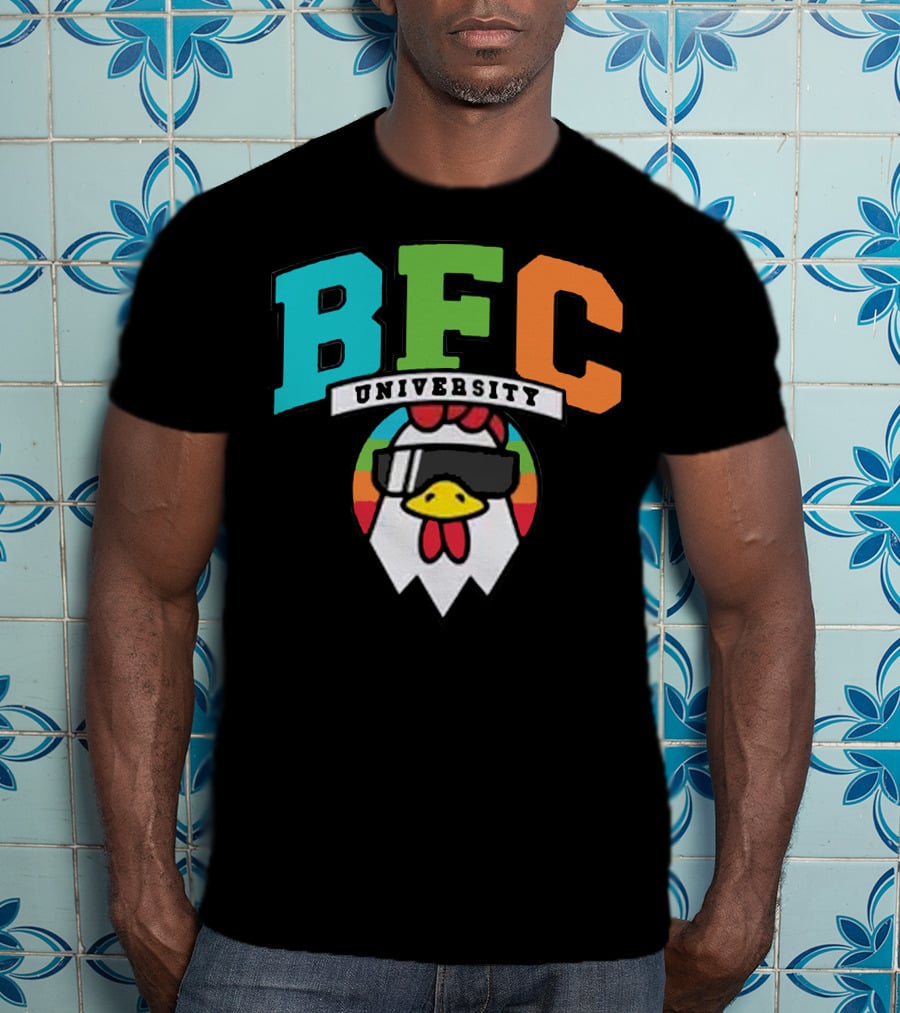 BFC University Chicken Headphones Kyr Sp33dy Merch T-Shirt