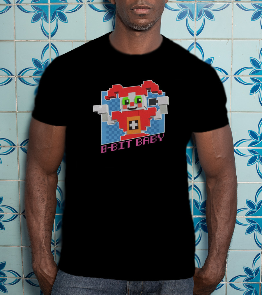 FNAF Merch 8-Bit Baby Pixel T-Shirt