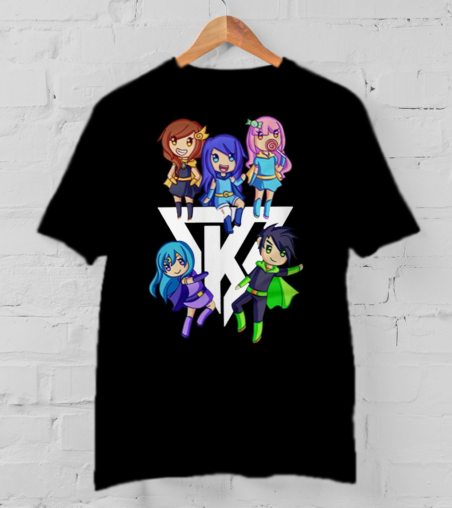 Itsfunneh Merch KREW Characters T-Shirt