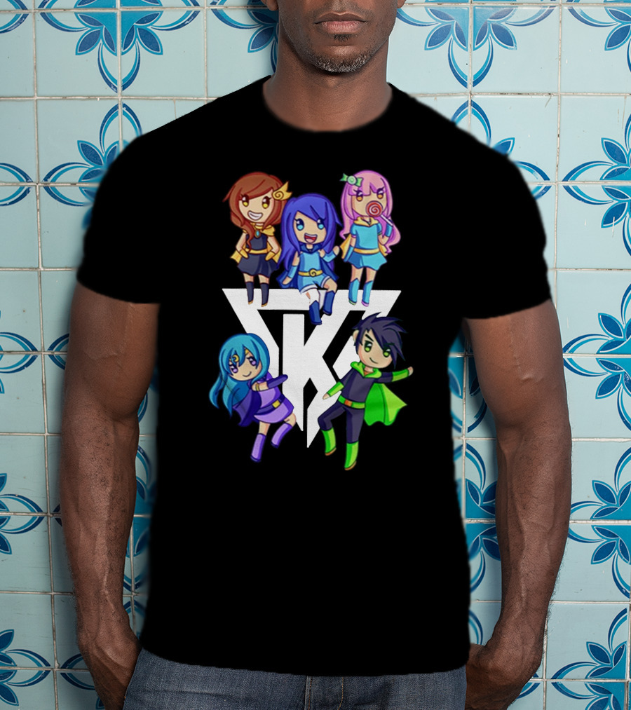 Itsfunneh Merch KREW Characters T-Shirt