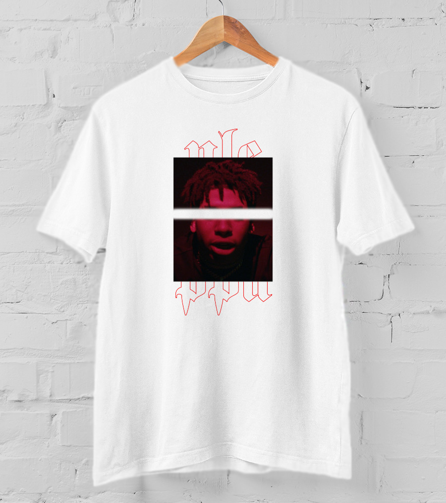 NLE Choppa Red Portrait Merch T-Shirt