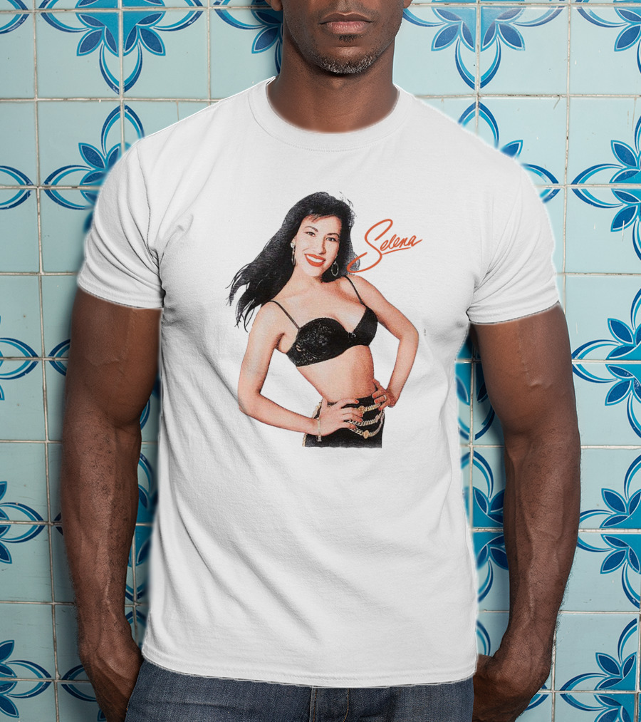 Selena Quintanilla Classic Black Bra T-Shirt